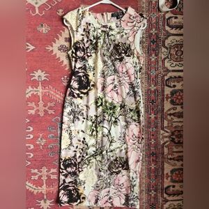 Sam & Lavi Pink and Green Floral Dress